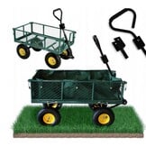 Tuinkar - groen - tweetraps - max. 300KG