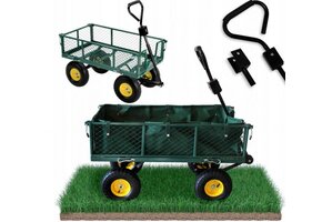 Tuinkar - groen - tweetraps - max. 300KG