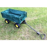 Tuinkar - groen - tweetraps - max. 300KG