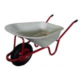 Kruiwagen - 140 liter - rood - 140x60x65 cm