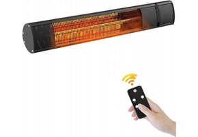 Infraroodstraler 2000W - krachtig - efficiënt - 60x10x20cm