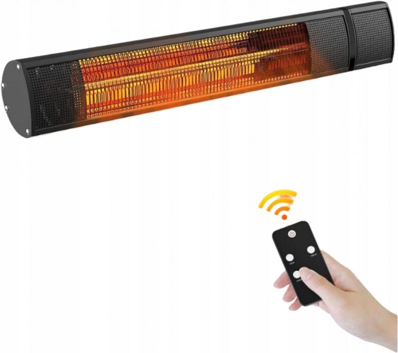 Infraroodstraler 2000W - krachtig - efficiënt - 60x10x20cm