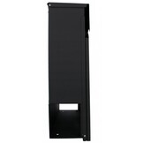 Brievenbus - zwart - 37x37x10,5cm