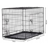 Hondenbench extra groot - 121x74x80,5 cm