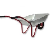 Kruiwagen - 80L - rood - 80x60x35cm