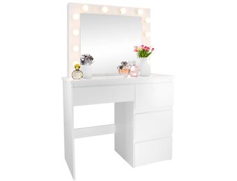 Kaptafel - met verlichting - 4 laden