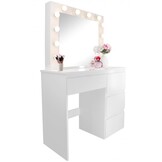 Kaptafel - met verlichting - 4 laden