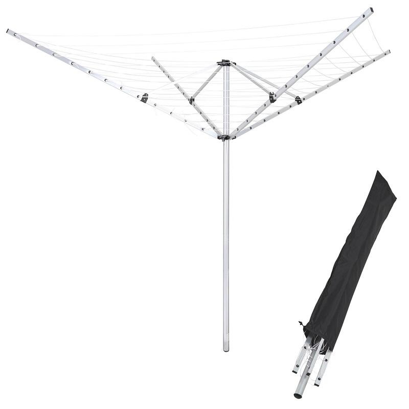 Droogmolen met hoes - 4 armen - 50m - buiten