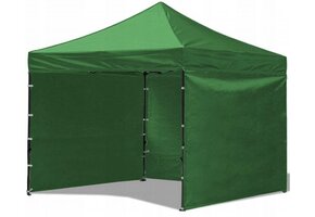 Partytent 3x3 - groen - PVC - waterdicht - stabiel