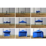 Partytent 3x3 - groen - PVC - waterdicht - stabiel