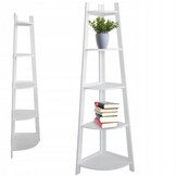 Hoekkast wit - 5 planken - 52x34x150cm