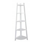 Hoekkast wit - 5 planken - 52x34x150cm