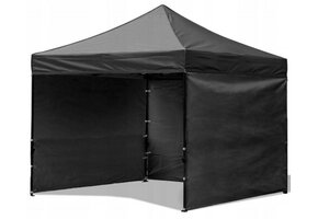 Partytent 3x3 - zwart - 300x300x300cm
