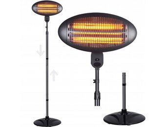 Infrarood terrasverwarmer - 2000W - op statief