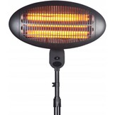 Infrarood terrasverwarmer - 2000W - op statief