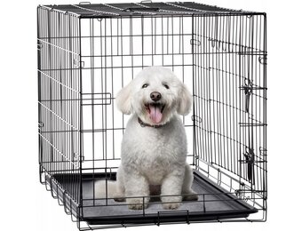 Hondenbench - zwart - 91x57x63,5