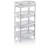 Kunststof opbergrek - met 4 manden - 51x31x85cm