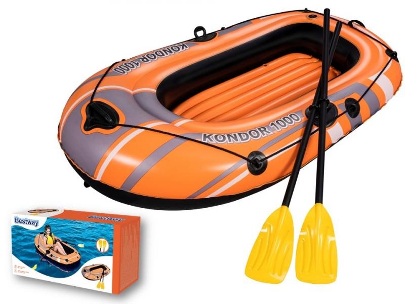 Opblaasbare boot - 155x93cm - compleet