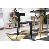 Zwarte design stoel - ULME - 2 stuks