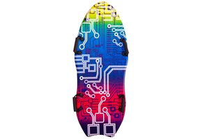 Bodyboard - veelkleurig - schuim - 122x51x2,2CM