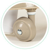 Loopstoel - multimediapaneel - LED & geluiden - beige