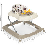 Loopstoel - multimediapaneel - LED & geluiden - beige