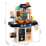 Speelgoedkeuken - met geluid en licht - 42 accessoires - 42x28x65cm