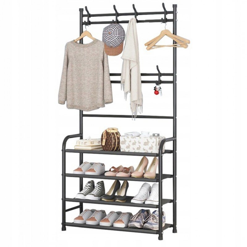 Kledingrek - met schoenenrekken - 150x60x160cm