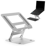 Laptopstandaard verstelbaar - aluminium - opvouwbaar - 25x20x15cm