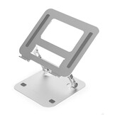 Laptopstandaard verstelbaar - aluminium - opvouwbaar - 25x20x15cm