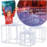 Led kerstcadeau verlichting - 190LED - koud wit - set van 3