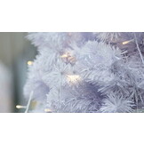 Kunstkerstboom - wit - 200 cm - realistische stam