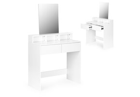 Moderne kaptafel - wit - 80x40x140 cm