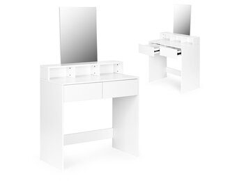 Moderne kaptafel - wit - 80x40x140 cm