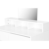 Moderne kaptafel - wit - 80x40x140 cm