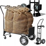 Opvouwbare steekwagen - 2-in-1 - zwart