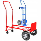 Opvouwbare steekwagen - 2-in-1 - zwart