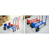 Opvouwbare steekwagen - 2-in-1 - zwart