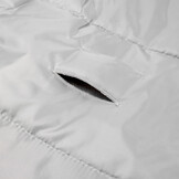 Grijze voetenzak kinderwagen - bont - tas - hoes - 90x45 cm