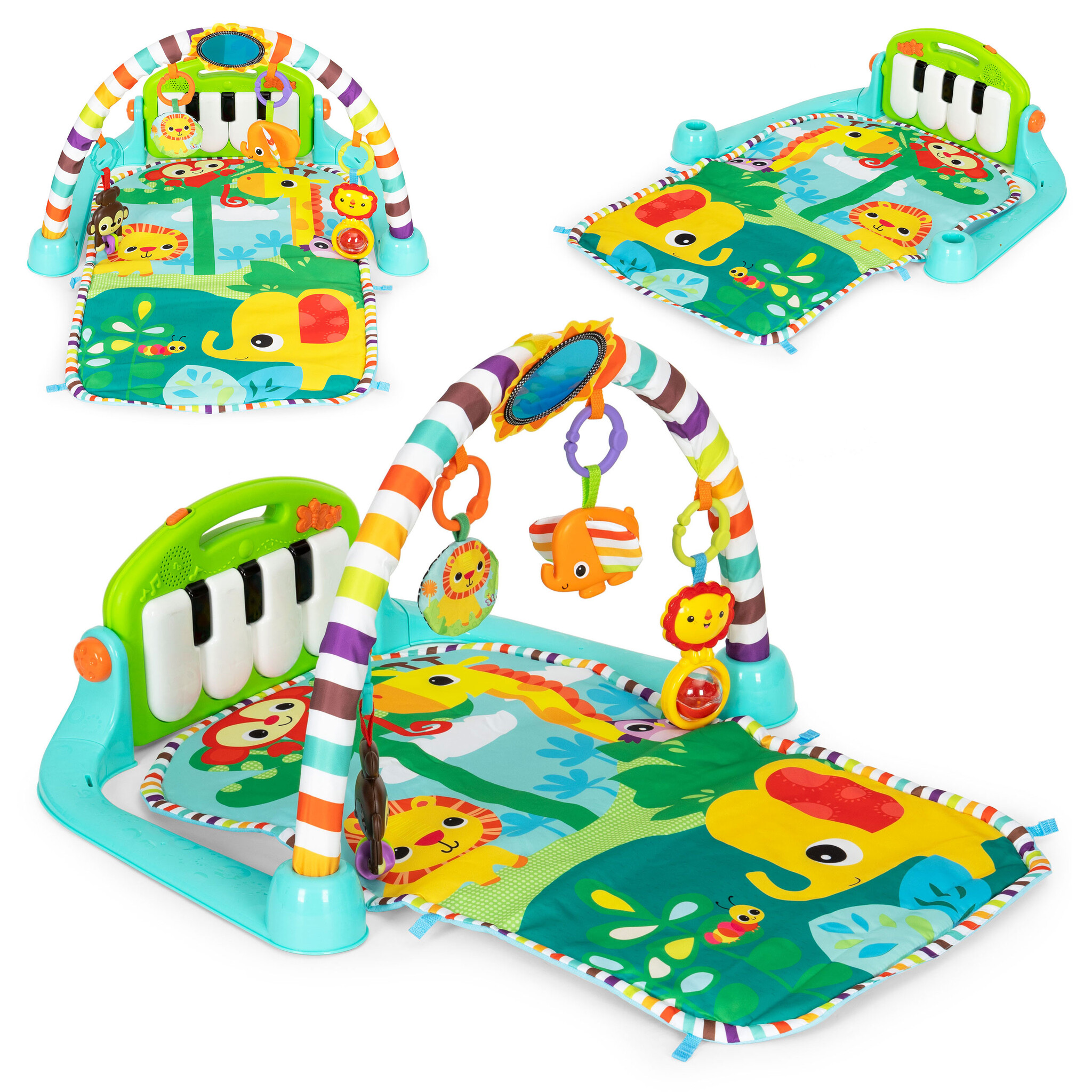 Baby speelkleed - met piano - interactief & educatief - 100x60x45cm
