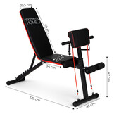 Verstelbare trainingsbank - opklapbaar - max. 150kg
