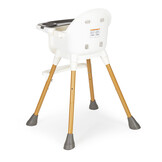 Kinderstoel - max. 20kg - wit bruin