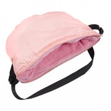 Roze voetenzak - kinderwagen - bont - tas - hoes - 110x45 cm