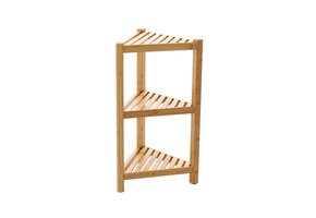 Bamboe hoekrek - 3-laags - 34x34x60 cm