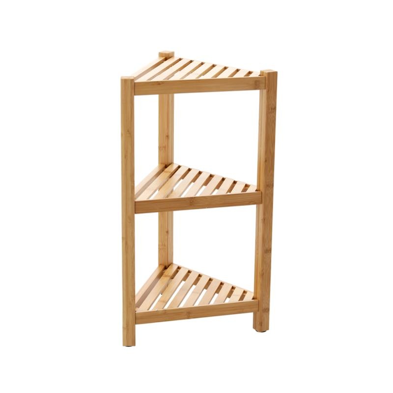 Bamboe hoekrek - 3-laags - 34x34x60 cm