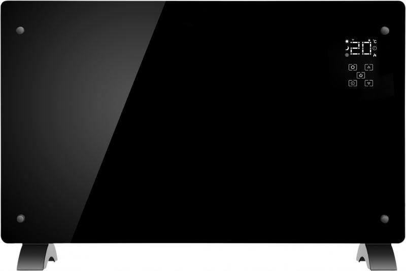 Convector kachel - 2500W - zwart - verwarmingspaneel