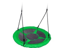 Nestschommel - 95 cm diameter - groen - met touwen