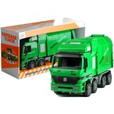 Vuilniswagen speelgoed - 36,5x12x18,5cm - clip-on bak - groen