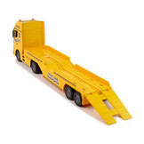 Speelgoed vrachtwagen - 62x10x17cm - met graafmachine - geel