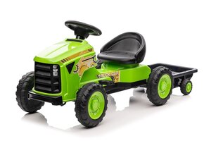 Traptractor - 131x50x53cm - verstelbare stoel - groen